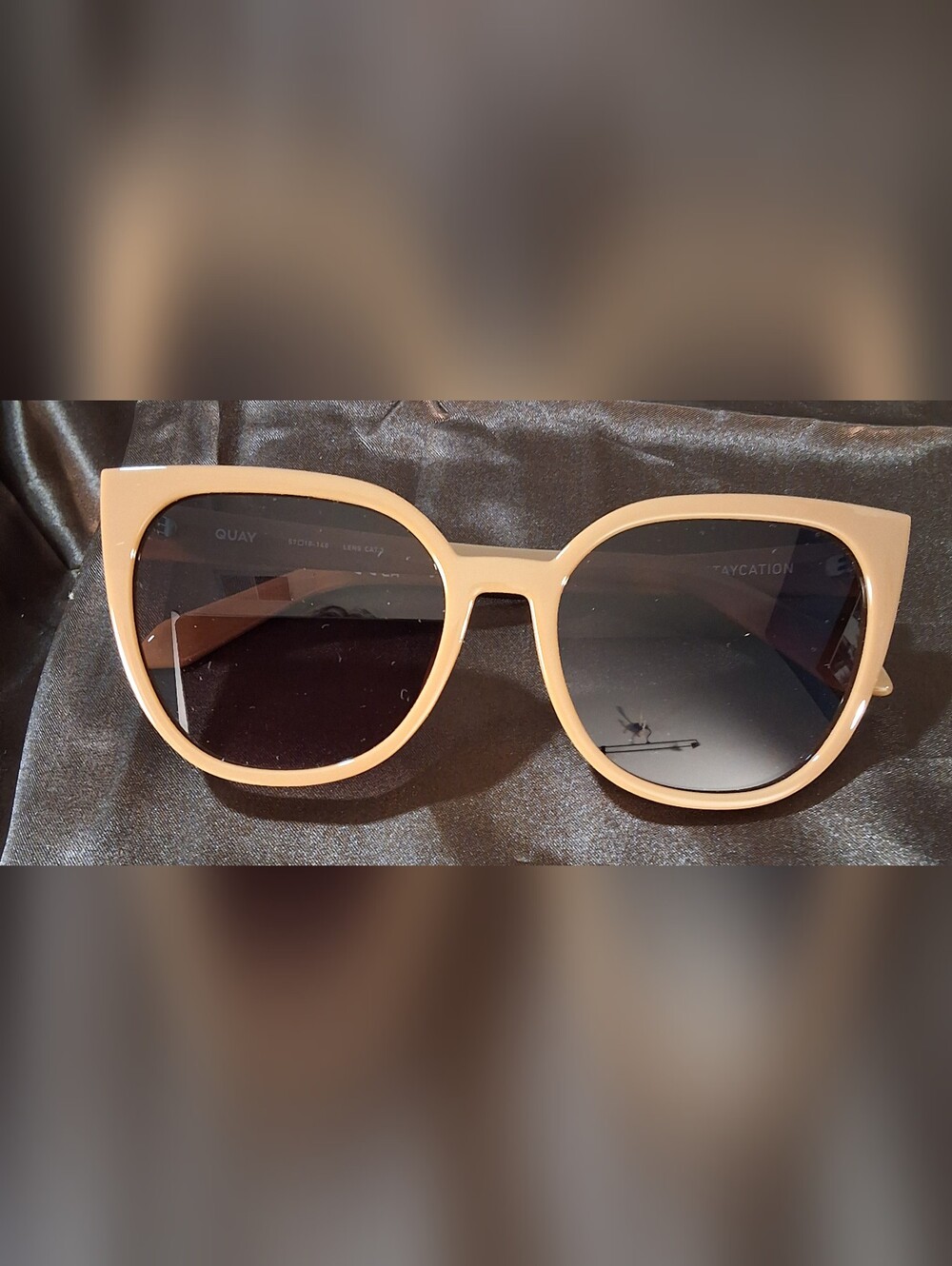 Quay Australia Staycation Cat Eye Sunglasses Taupe